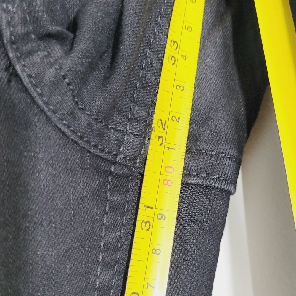 Riders by Lee Classic Black Jeans Cotton Blend Denim Straight Leg Plus Size 16 - Picture 10 of 12